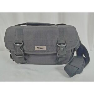 Nikon Utility Camera Digital Device Carry Bag Padded‎ Pockets 15" x 12" x 7"